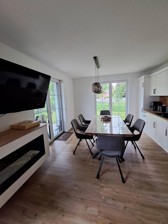 Ferienwohnung für 5 Personen, mit Terrasse und Sauna sowie Garten, mit Haustier - 1
