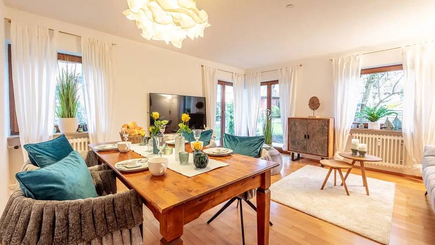 Ferienwohnung für 4 Personen, mit Garten in Moos - 2