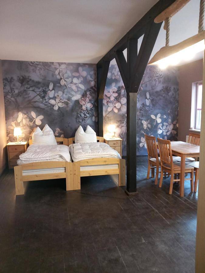 Double Room with Balcony in Johanngeorgenstadt, Erzgebirge