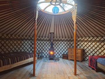 Gîte pour 4 personnes, avec jardin et vue, animaux acceptés à Dernbach