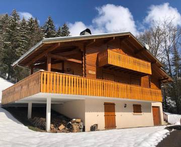Chalet pour 12 personnes, avec vue et jardin à Abondance