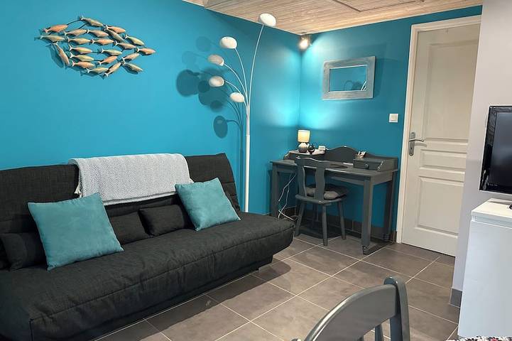 Maison de vacances pour 4 personnes, avec balcon et jardin à Séné