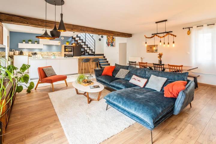 Location de vacances pour 11 personnes, avec terrasse dans Villiers-sur-Loir