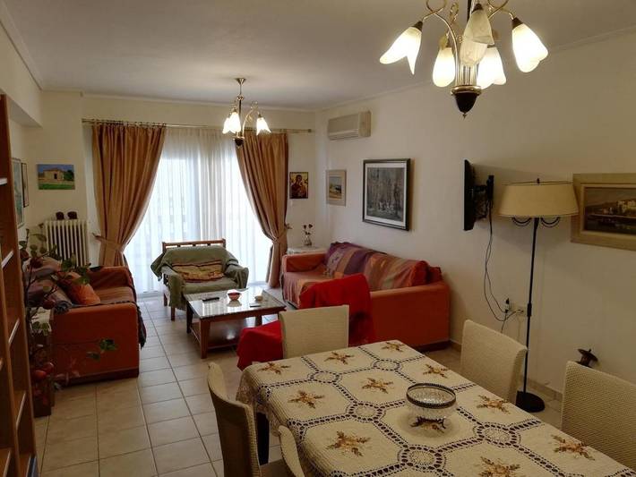 Appartement de vacances pour 4 personnes, avec Balcon ainsi que Terrasse et Vue