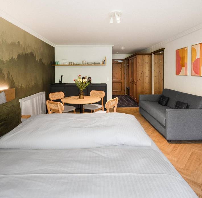 Hotel für 6 Personen, mit Balkon und Terrasse sowie Garten und Sauna in Unterjoch - 3