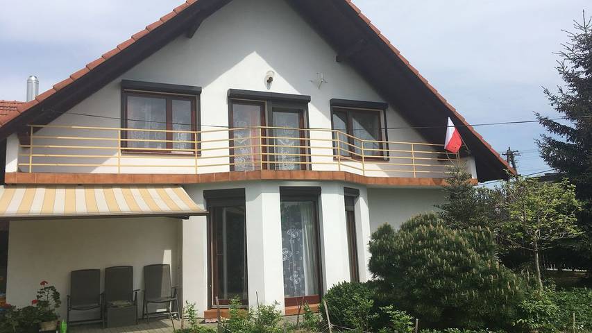 Ferienhaus mit Meerblick für 8 Personen, mit Garten und Pool in Polen