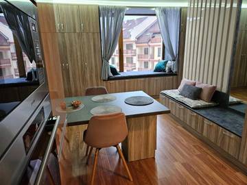 Gîte pour 2 personnes, avec sauna et balcon ainsi que vue et jardin dans Bansko