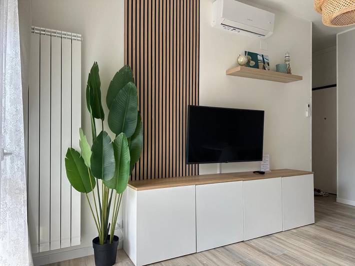 Ferienwohnung für 4 Personen, mit Balkon und Terrasse sowie Garten und Ausblick