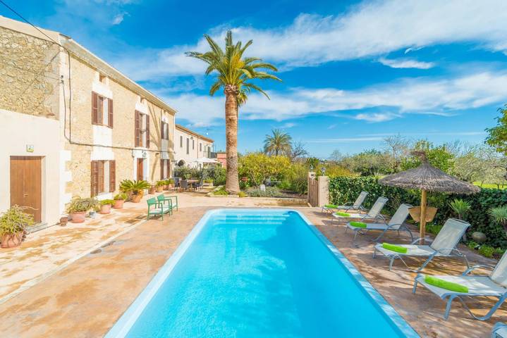 Can Salvador - Villa with private pool in Moscari. Free Wifi in Moscari, Selva