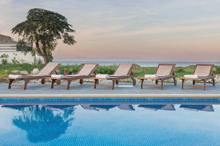 Ferienhaus für 8 Personen, mit Balkon und Garten auf Rhodos