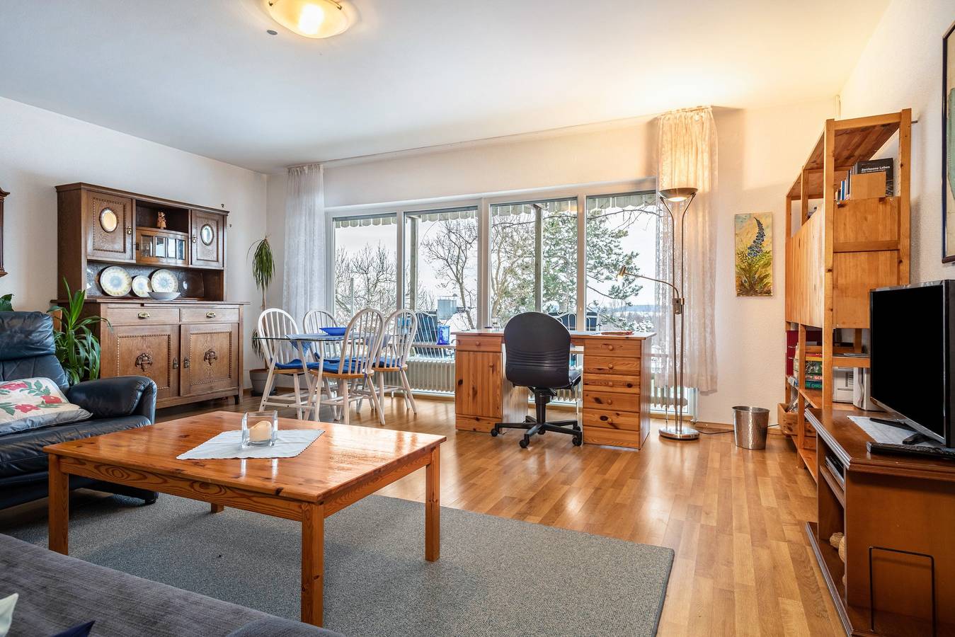 Ganze Wohnung, Ferienwohnung "Adlerhorst" mit Bergblick, Privat-Terrasse und Wlan in Wangen im Allgäu, Region Bodensee-Oberschwaben
