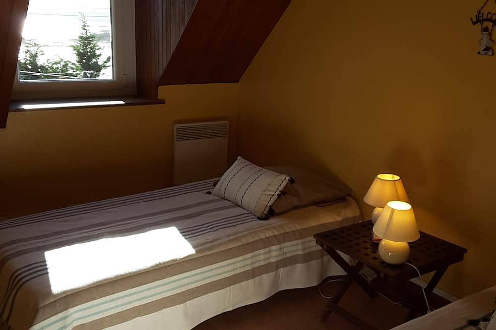 Typical Icelandese fisherman's house in Ploubazlanec, Côte de Goëlo