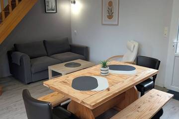 Gîte pour 6 personnes, avec jardin et piscine à Gouville-sur-Mer