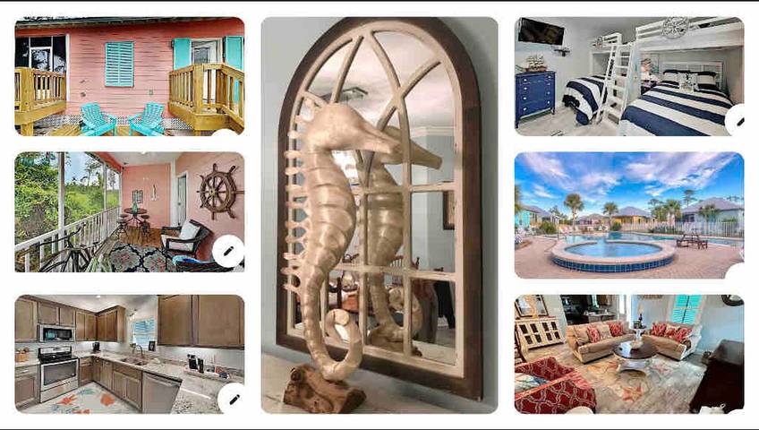 Charming Gulf Shores Cottage Beach Paradise for 10 Guests in Fort Morgan, Mobile Bay