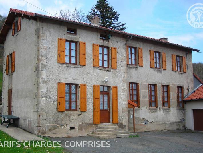 Gîte pour 6 personnes, avec jardin, animaux acceptés dans La Chambonie
