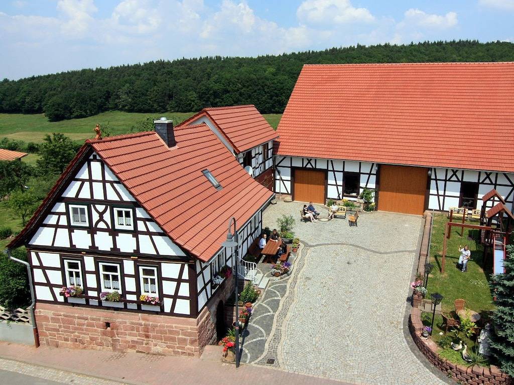 Ferienhaus Bauernhauschen in der Rhön in Urnshausen, Wartburg und Umgebung