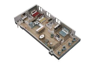 view of accommodation