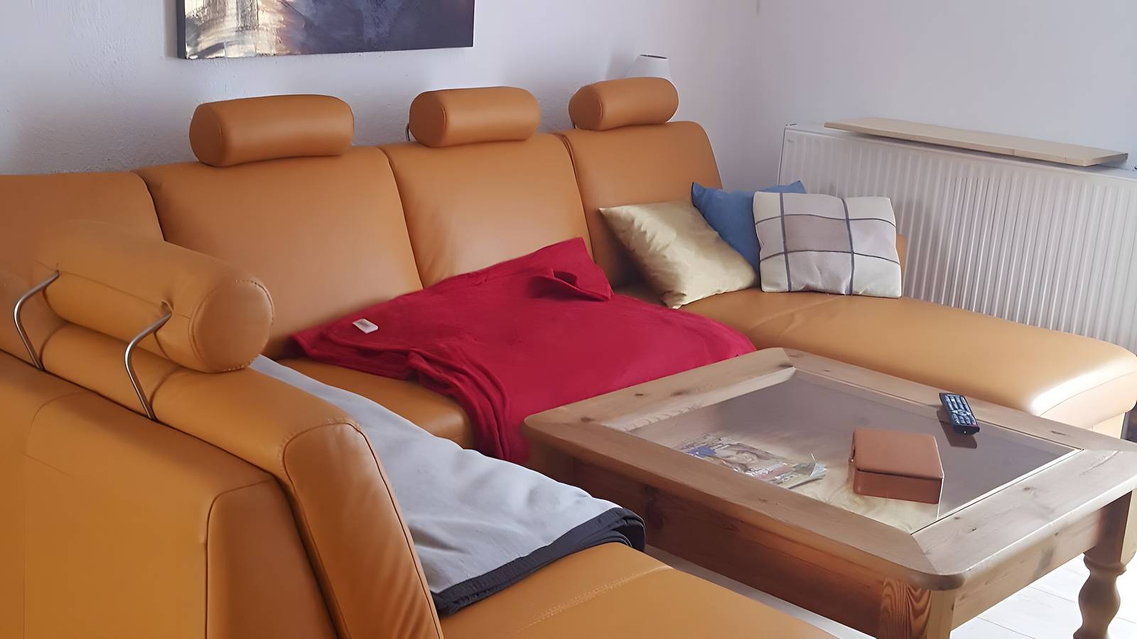 Ferienhaus 'Am Geiseltalsee' mit Seeblick und Wlan in Braunsbedra, Saale-Unstrut