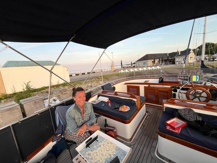 Boot für 4 Personen, mit Seeblick und Ausblick sowie Terrasse an der Nordsee - 4