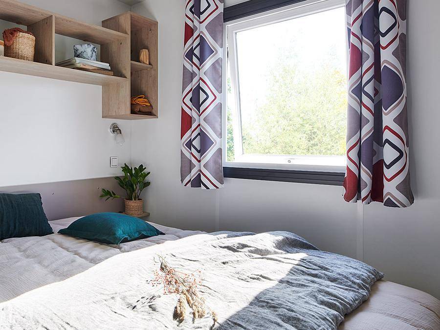 Camping les Rives du Lac Cantalès - Mobilheim 6 personen - Mobil Home 3 Zimmer Cota in Saint-Gérons, Aurillac und Umgebung