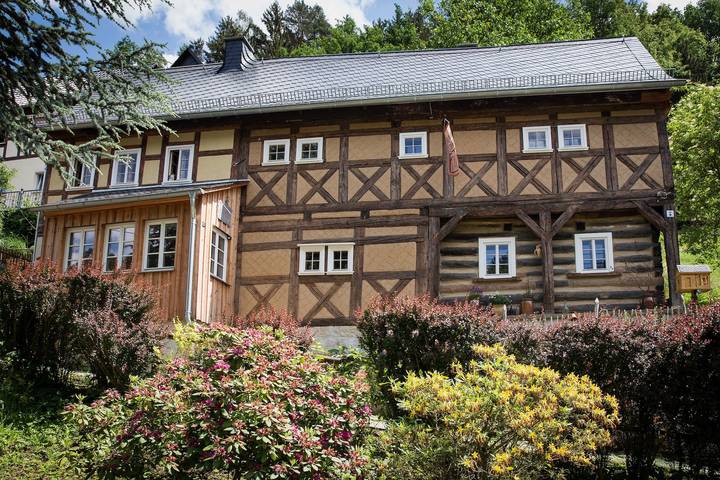 Vakantiewoning voor 11 personen, met sauna en tuin in Bad Schandau