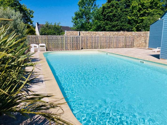 Gîte pour 2 personnes, avec jardin ainsi que piscine et vue à Kervignac - 3