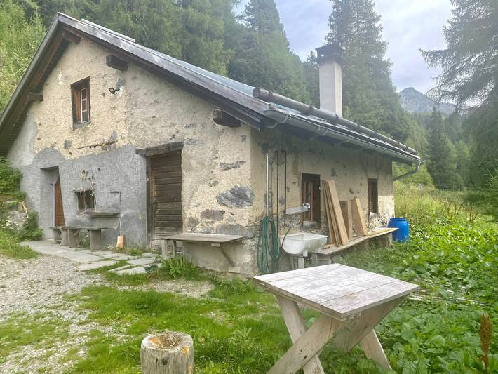 Hütte für 6 Personen, kinderfreundlich im Engadin