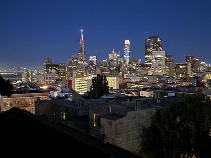 Apartamento para 4 personas, con vistas y terraza en San Francisco