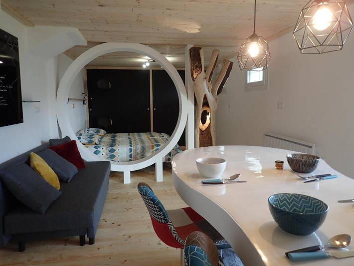 Gîte pour 3 personnes, avec jardin et vue à Mercury - 3