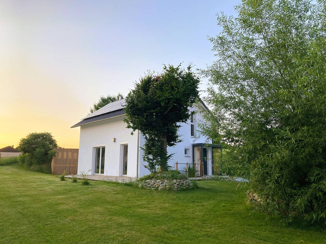 Casa vacanze Riedlodge con terrazza privata, giardino privato e Wi-Fi in Oberschwaben