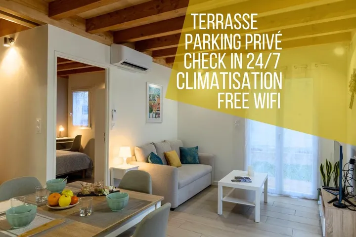 Apartamento de vacaciones para 5 personas, con jardín - 1