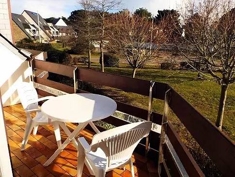 Studio pour 2 personnes, avec balcon, animaux acceptés à Carnac