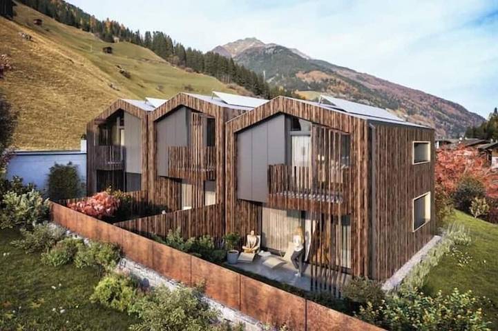 Chalet für 6 Personen, mit Whirlpool und Garten sowie Sauna