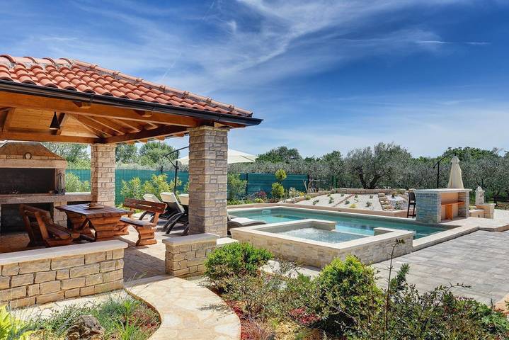 Finca für 8 Personen, mit Garten und Terrasse sowie Pool in Istrien - 4