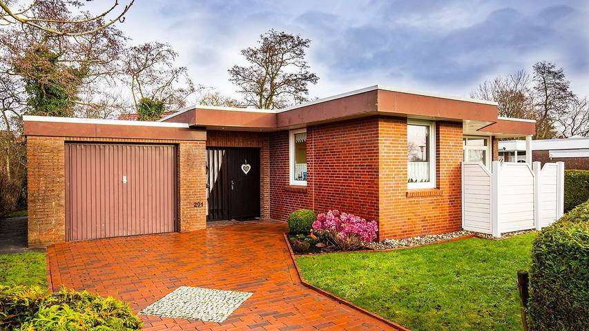 Vakantiehuis voor 4 personen, met tuin in Bensersiel