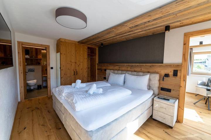 Ferienwohnung für 7 Personen, mit Ausblick und Sauna sowie Terrasse, mit Haustier in Ladis - 4