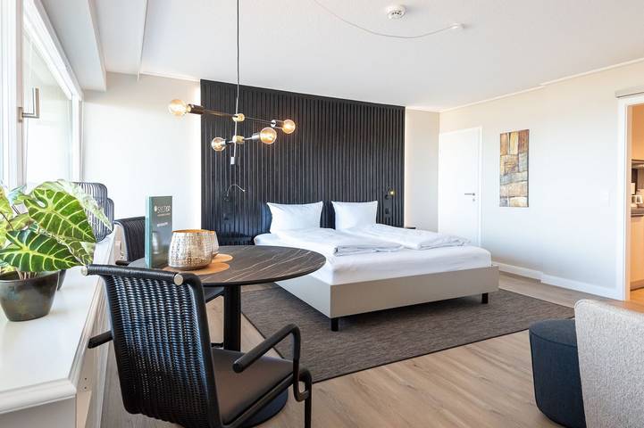 Ganze Wohnung, Moderne 1-Zimmerwohnung auf ca. 40 m² mit Meerblick für max. 2 Personen in Nordfriesische Inseln (Schleswig-Holstein) (Schleswig-Holstein), Wenningstedt