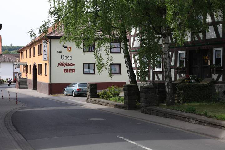 Landhotel Zur Oase - Einzelzimmer mit Dusche/Wc, max. 1 Person in Feldatal, Vogelsberg Region