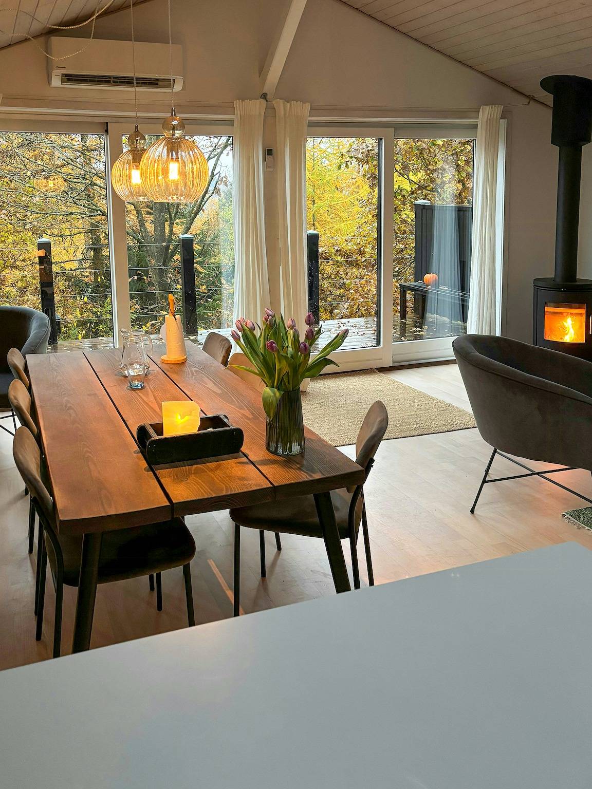 Waldhütte mit Blick auf den Bryrup Langsø in Bryrup, Silkeborg