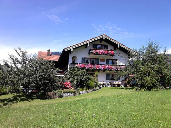 Pension pour 4 personnes, avec Balcon ainsi que Terrasse et Jardin à Inzell