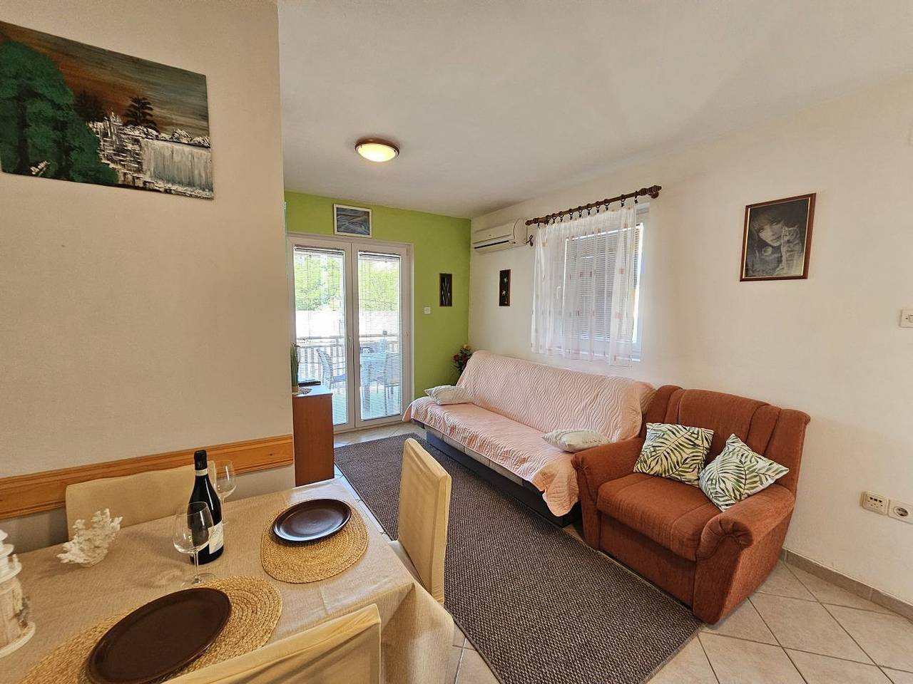 Ganze Wohnung, Apartment für 2-3 Pers.mit Balkon in Novi Vinodolski, Primorje-Gorski Kotar