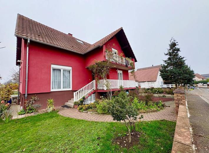Gîte pour 7 personnes, avec vue ainsi que terrasse et jardin à Geispolsheim