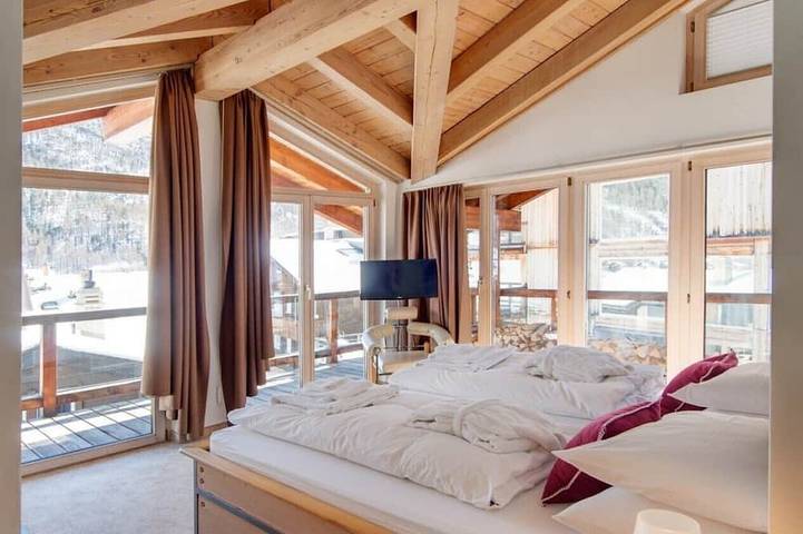 Hütte für 8 Personen, mit Sauna und Balkon in Zermatt - 4
