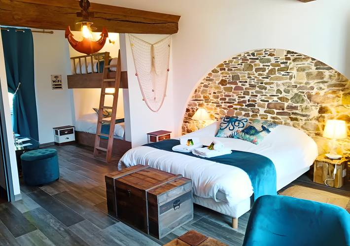 Chambre d’hôte pour 4 personnes, avec jardin, animaux acceptés dans Parc naturel régional des Marais du Cotentin et du Bessin - 4