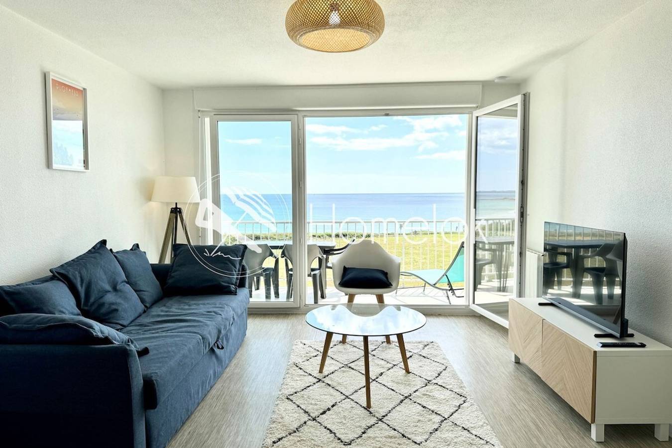Appartement entier, Sublime T2 refait à neuf - Vue mer 180° - Piscine in Guidel, Côte des Mégalithes
