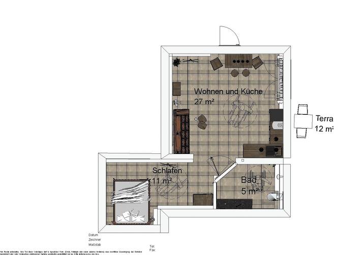 Ferienwohnung für 2 Personen, mit Ausblick und Terrasse sowie Garten, mit Haustier in Rhein Main Gebiet - 2