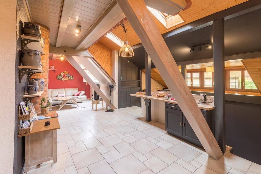 Appartement entier, Gîte \"Le Kelsch\", 1 à 6 personnes avec Sauna in Marlenheim, Nord de l'Alsace