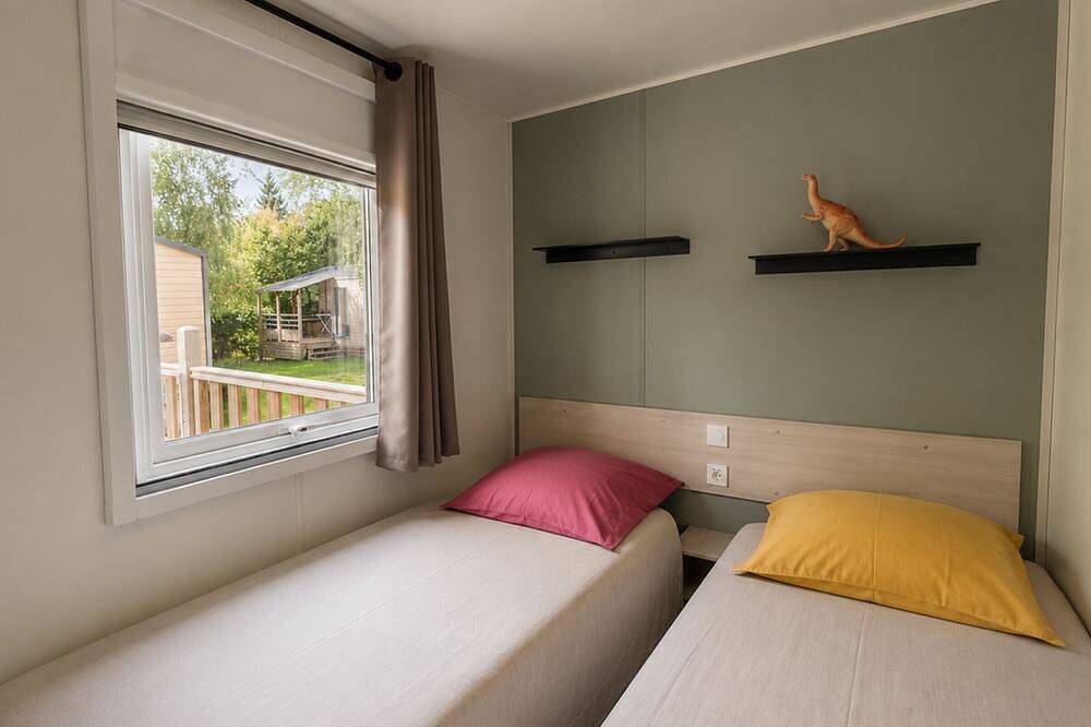 Mobil home 36m² avec terrasse - 6 personnes, 3 chambres in Granges-Aumontzey, Parc naturel régional des Ballons des Vosges