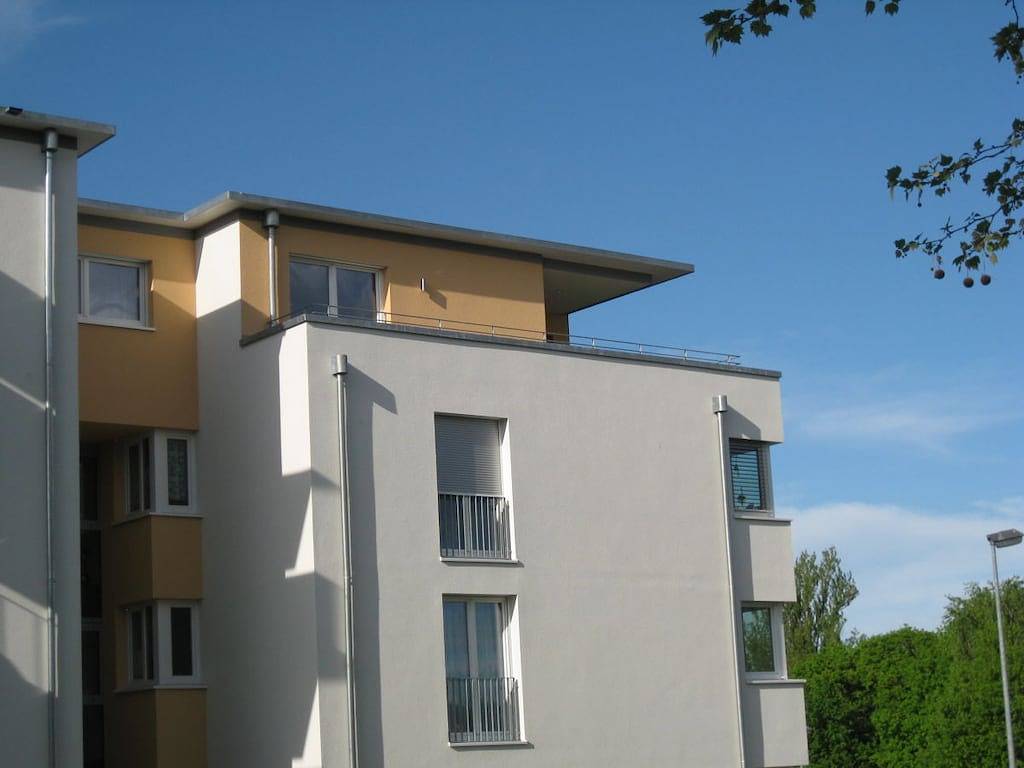 Seeblick Schiffstrasse in Konstanz, Obersee (Bodensee)