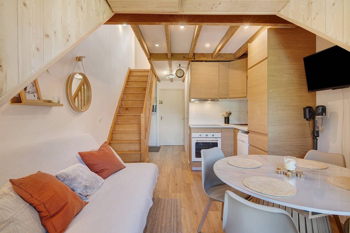 Ganze Wohnung, Duplex für 6 Personen, 30 m von den Skiliften entfernt in Vénosc, Les Deux Alpes